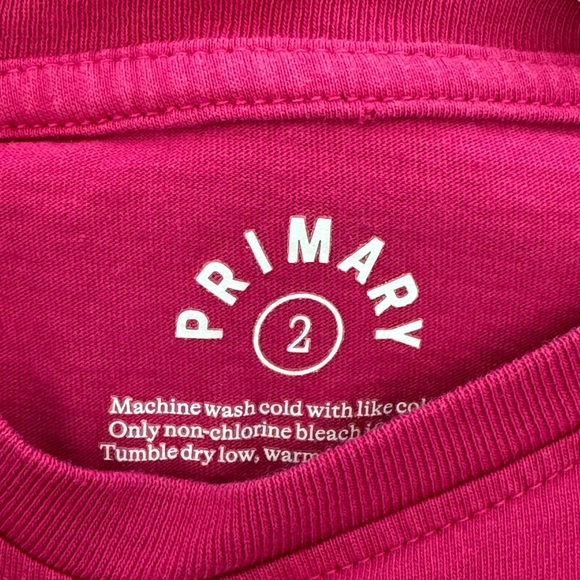 PRIMARY | Raspberry Long Sleeve Classic Tee - Picture 2 of 2